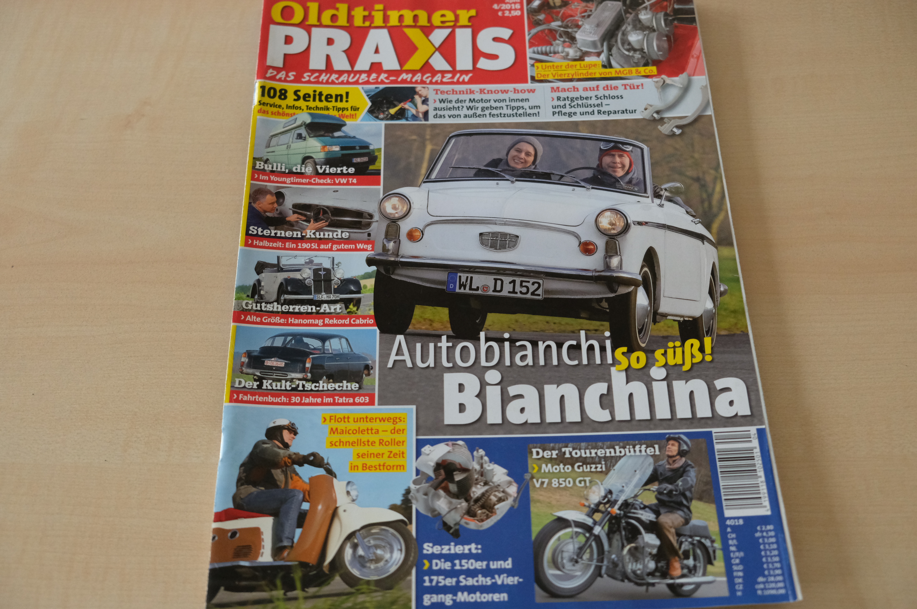 Deckblatt Oldtimer Praxis (04/2016)